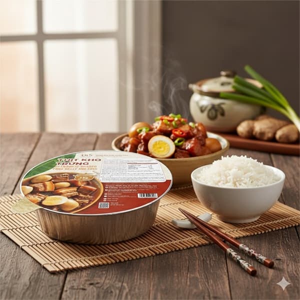 Thịt Kho Trứng - Bếp Dì 5 - Nồi Nhôm 3kg