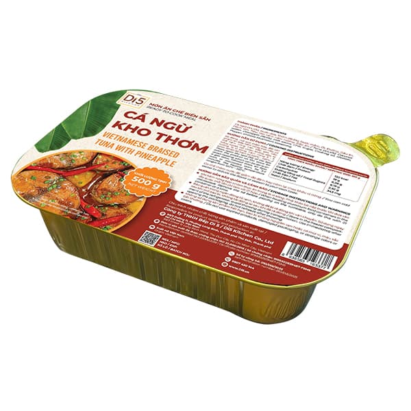 Cá Ngừ Kho Thơm - Bếp Dì 5 - Hộp Nhôm 500g