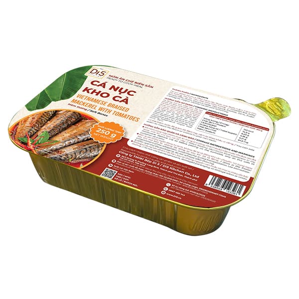 Vietnamese Braised Mackerel with Tomatoes - Di5 Kitchen - Alu Canned 250g