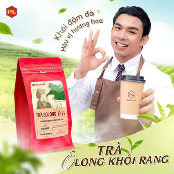 Beverage Base Oolong Tea - Phuoc Lac - Roasted Smoke - 500g/bag