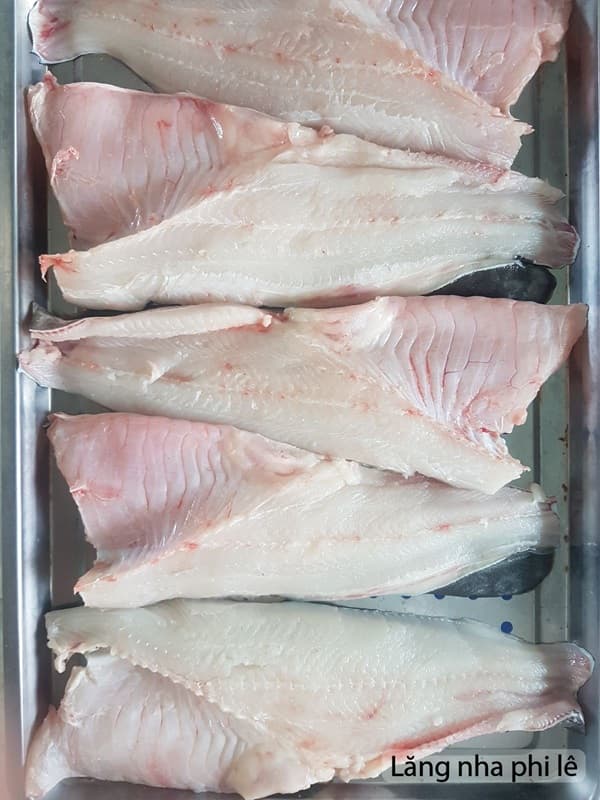 Cá Lăng Nha - Phi lê sạch xương - TOH Fish - Túi PE 500g